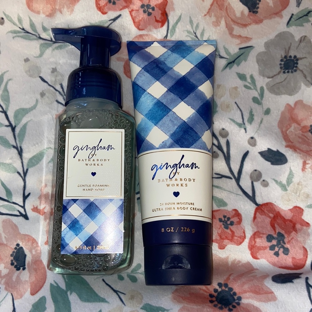 Gingham duo